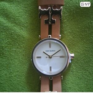 Tory Burch Rose Gold Women's Watch with White Dial